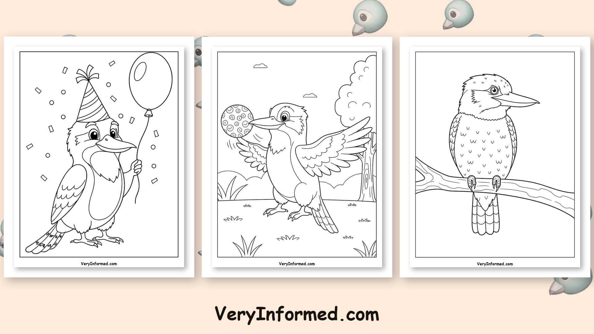kookaburra printable collection